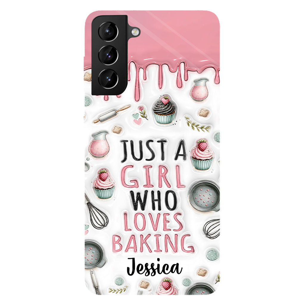 Just A Girl Who Loves Baking - Personalized Baking Full Print Phone Case