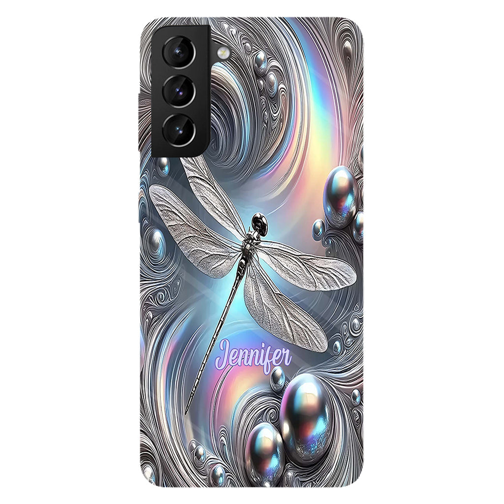 Magnifique libellule - Coque de téléphone personnalisée avec motif libellule intégral