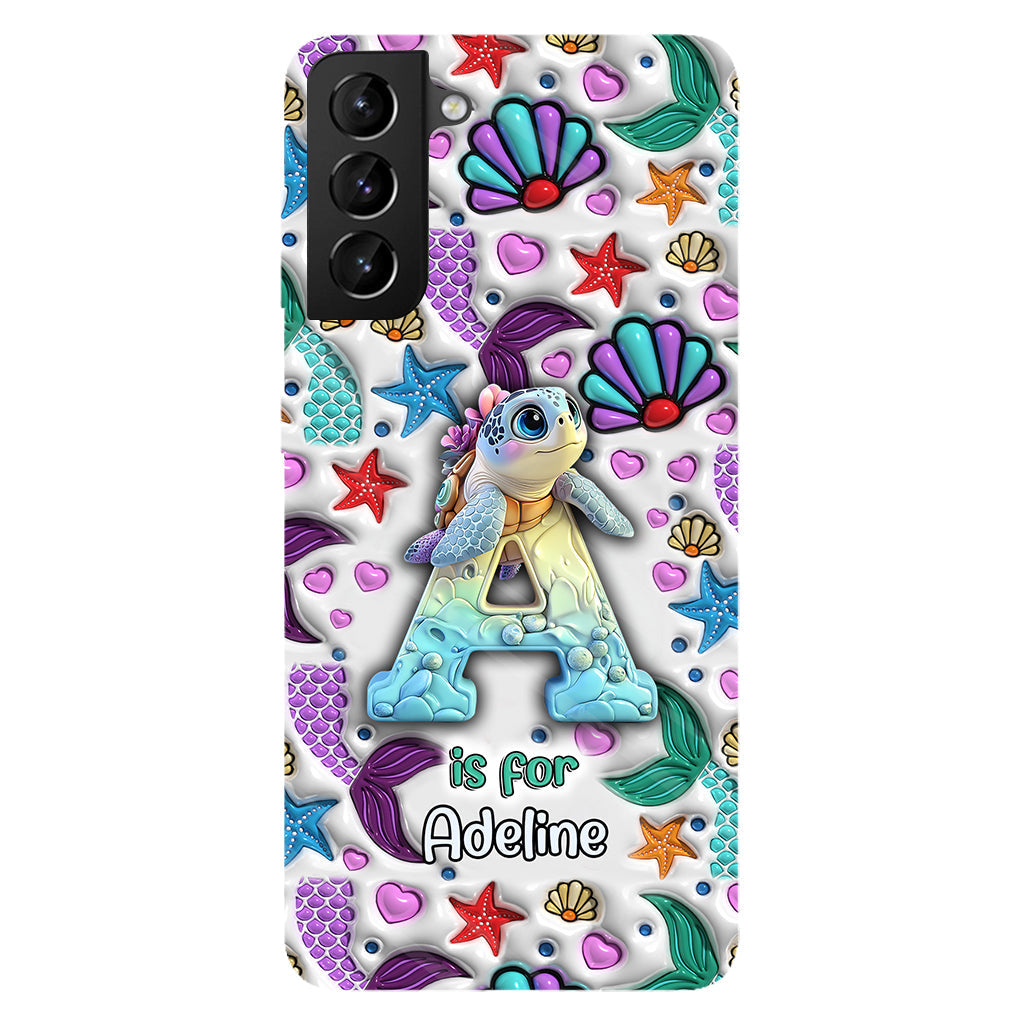 Tortues mignonnes - Coque de téléphone personnalisée avec imprimé tortue intégral