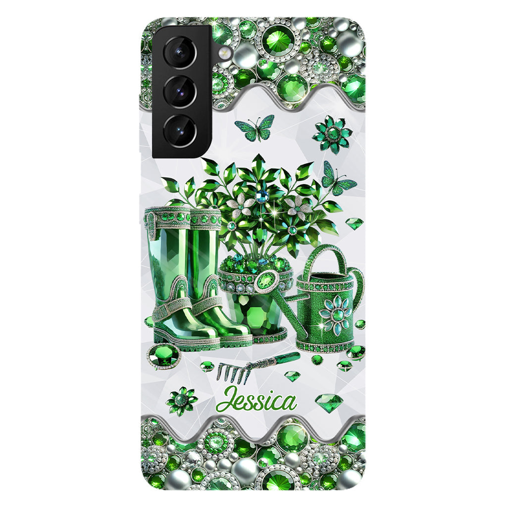 Just A Girl Who Loves Gardening - Personalized Gardening Full Print Phone Case