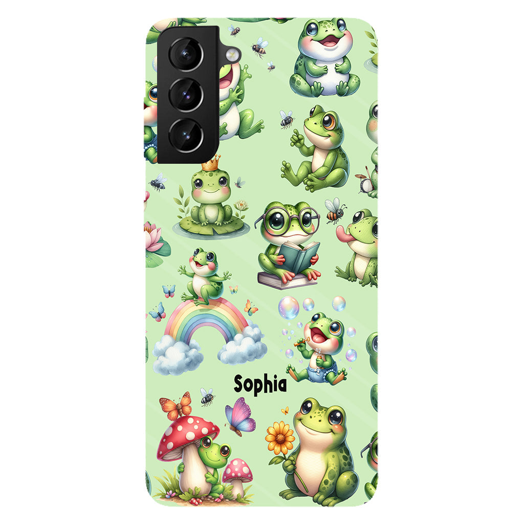 Just A Girl Who Loves Frogs - Personalized Frog Full Print Phone Case