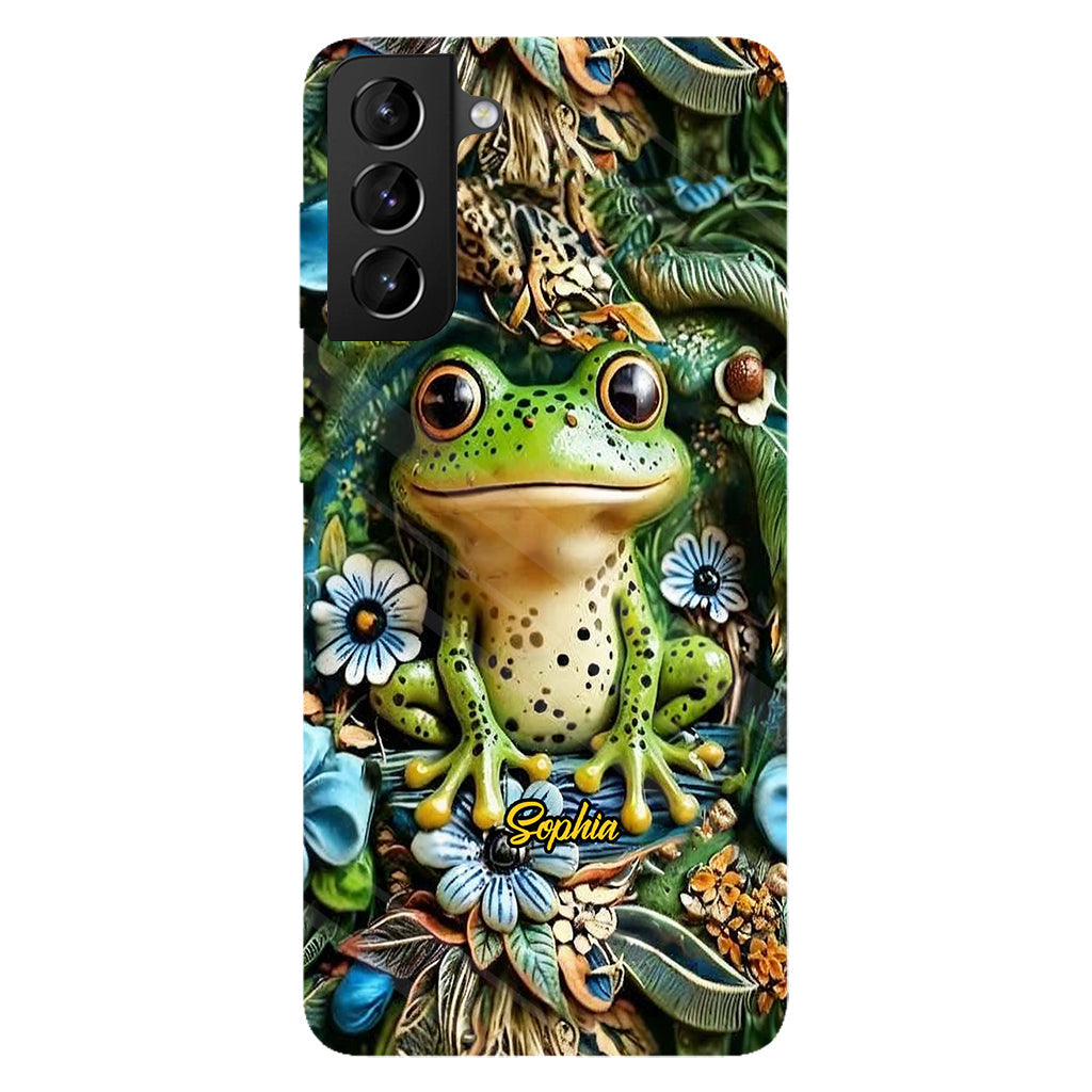 Coque de téléphone personnalisée « Grenouilles » - Motif grenouille intégral