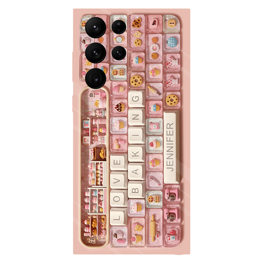 Coque de téléphone personnalisée « Passion Pâtisserie » avec motif intégral