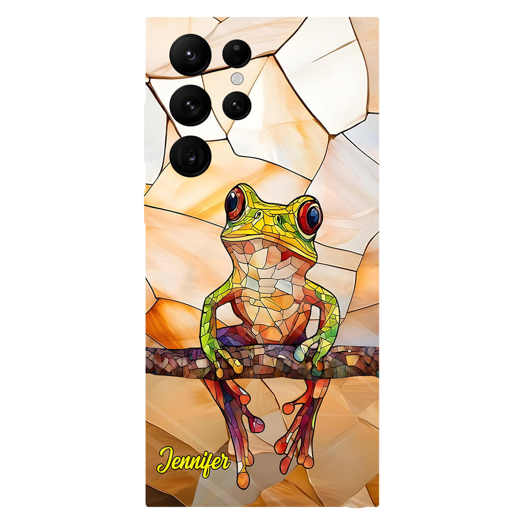 Coque de téléphone personnalisée avec motif grenouille - Cadeau idéal pour les amoureux des grenouilles
