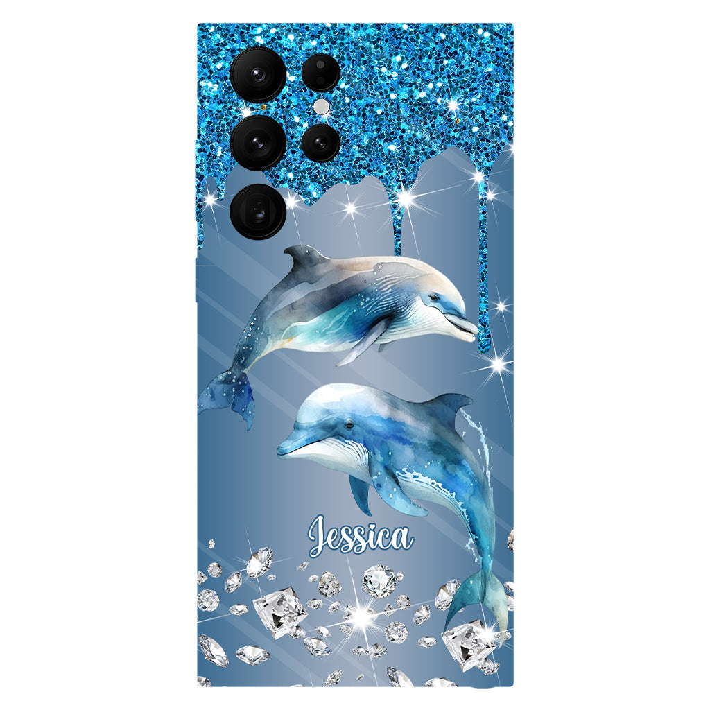 Beautiful Dolphins - Personalized Dolphin Full Print Phone Case