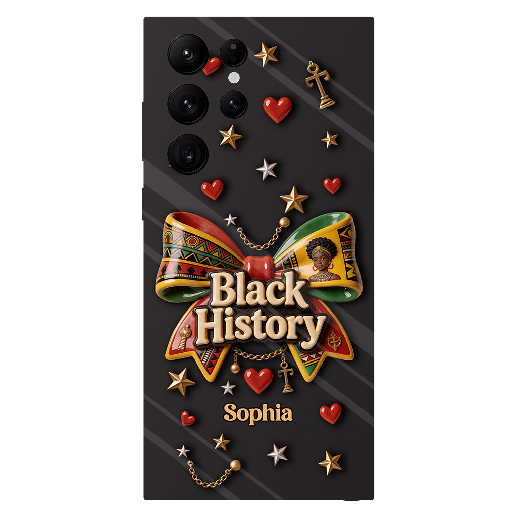 Black History Month - Personalized African American Full Print Phone Case