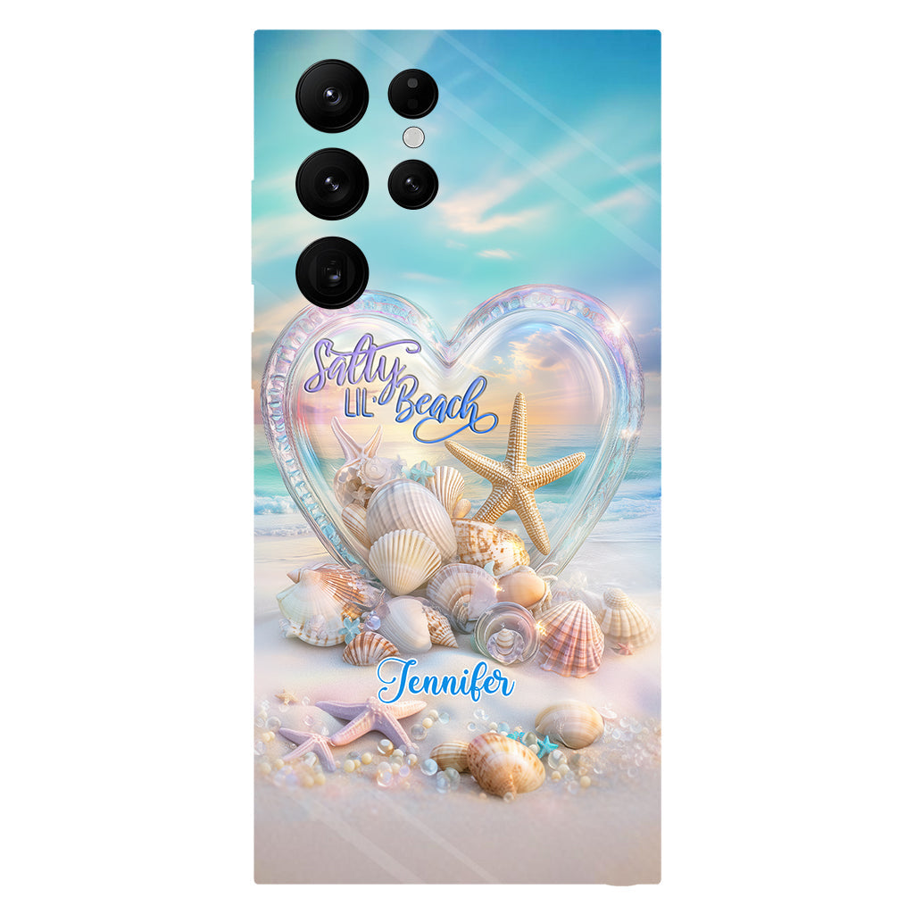 Salty Lil Beach - Coque de téléphone personnalisée pour amoureux de la mer avec impression intégrale