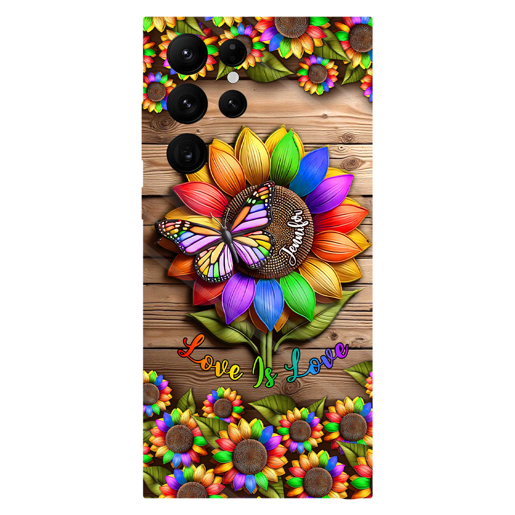 Love Is Love - Personalized LGBT Support Full Print Phone Case