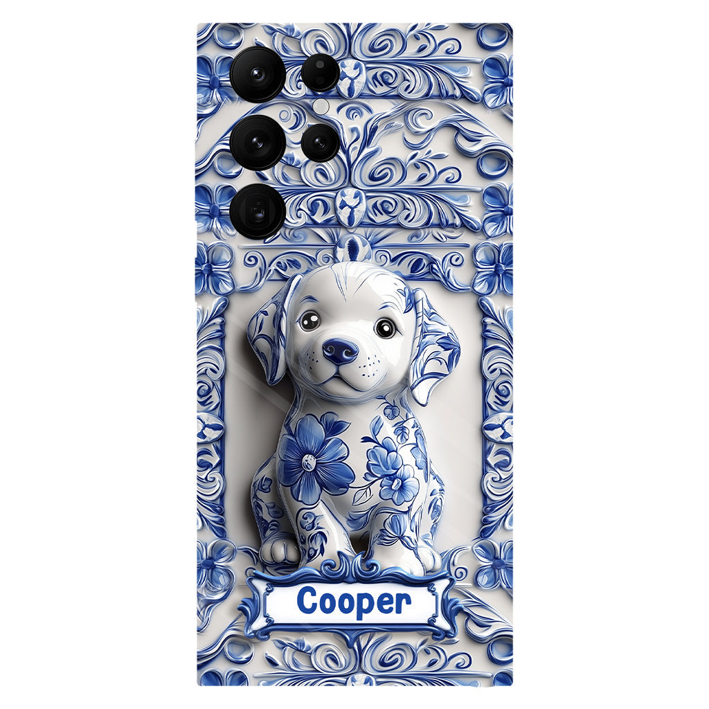 Cute Labrador Retriever - Personalized Dog Full Print Phone Case