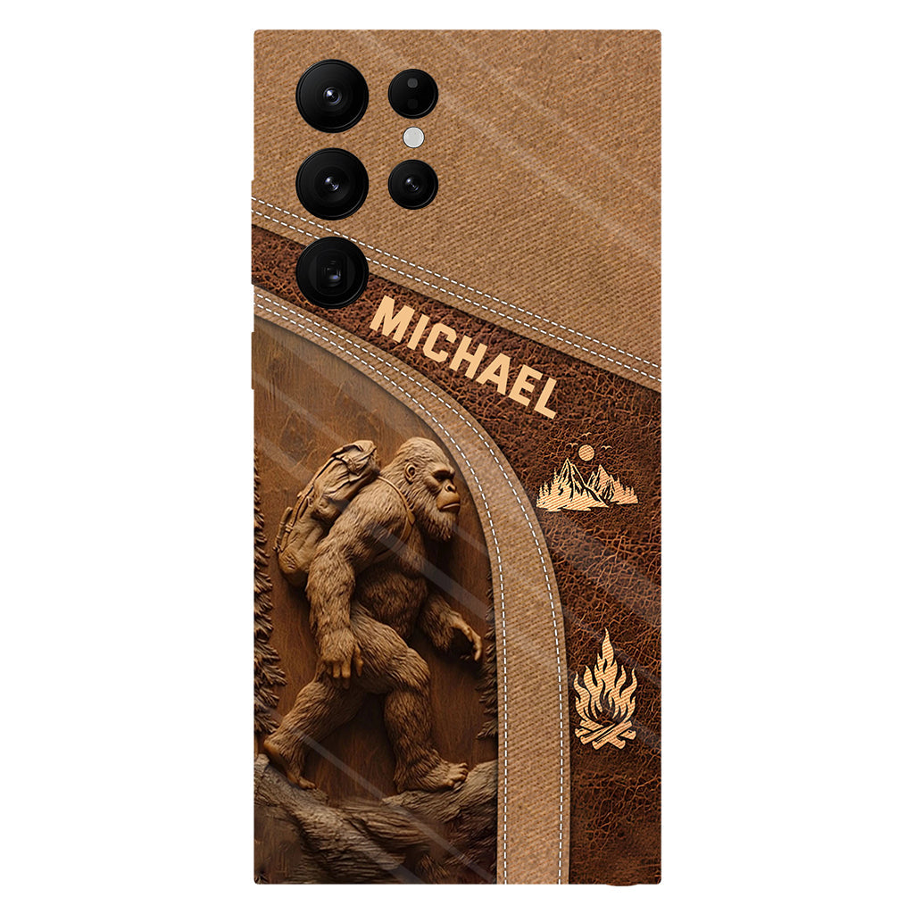 Sasquatch - Coque de téléphone personnalisée avec impression intégrale pour la randonnée