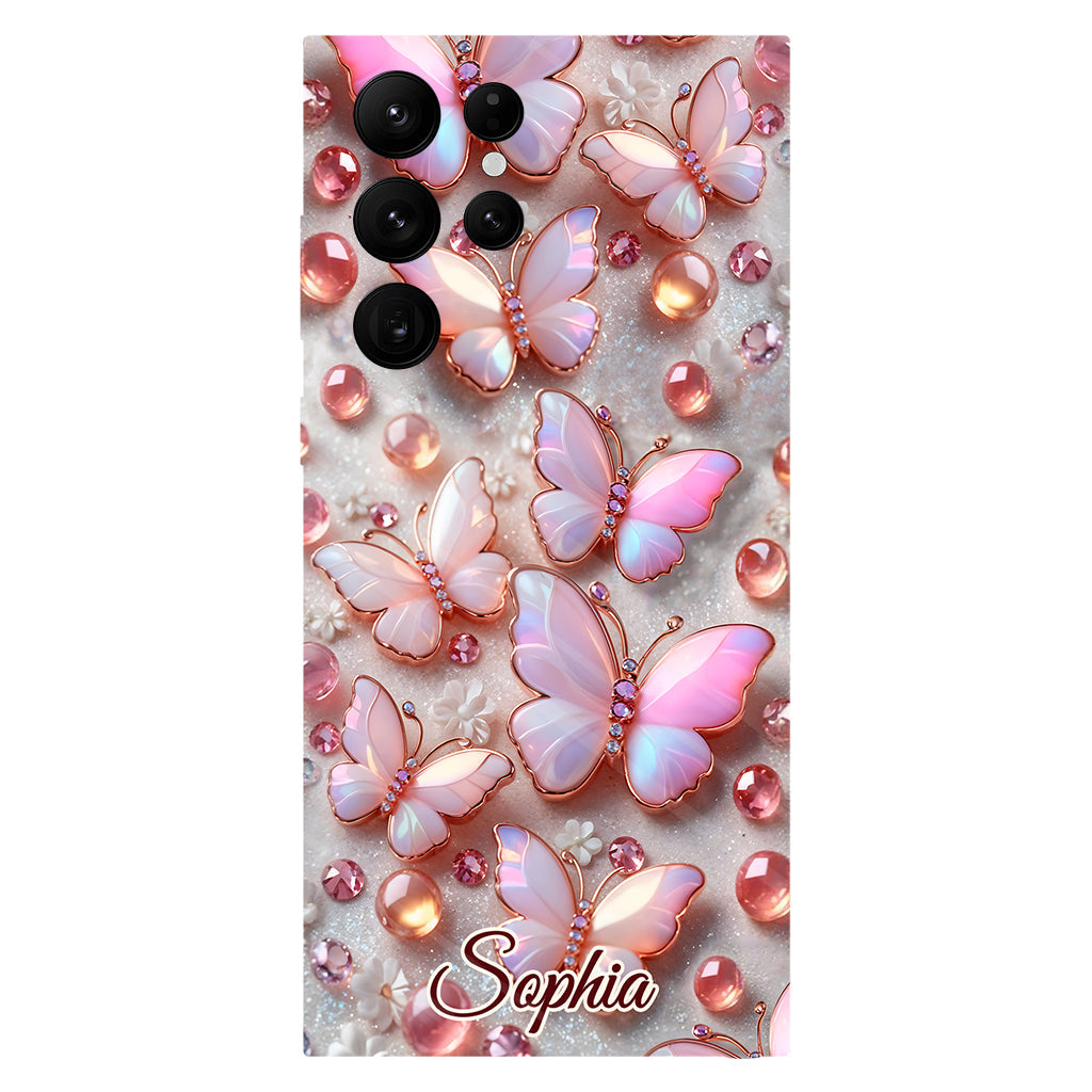 Stunning Butterflies - Personalized Butterfly Full Print Phone Case