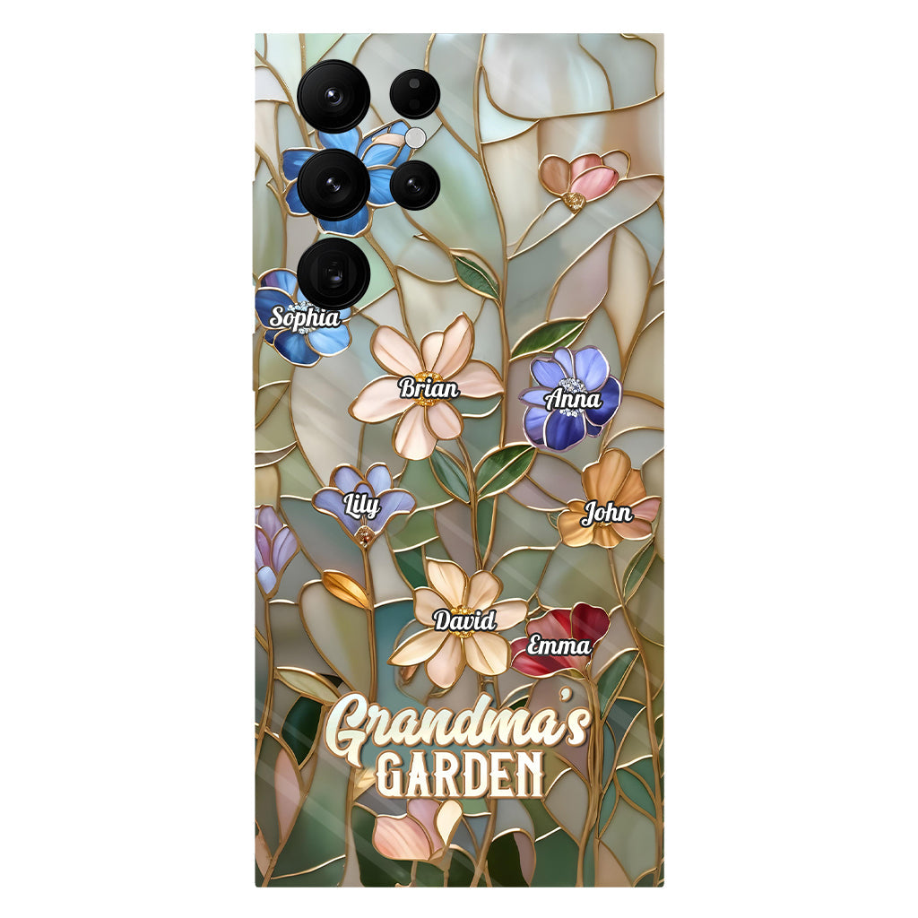 Coque de téléphone personnalisée « Le jardin de grand-mère » avec impression intégrale