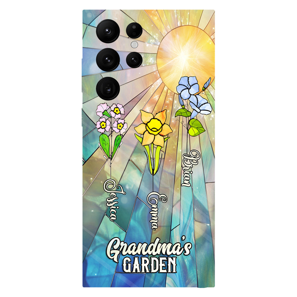 Grandma's Garden - Personalized Grandma Full Print Phone Case
