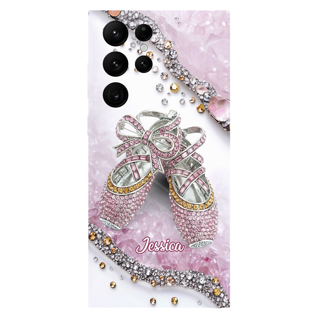 Chaussures de ballet mignonnes - Coque de téléphone personnalisée avec imprimé intégral de ballerine