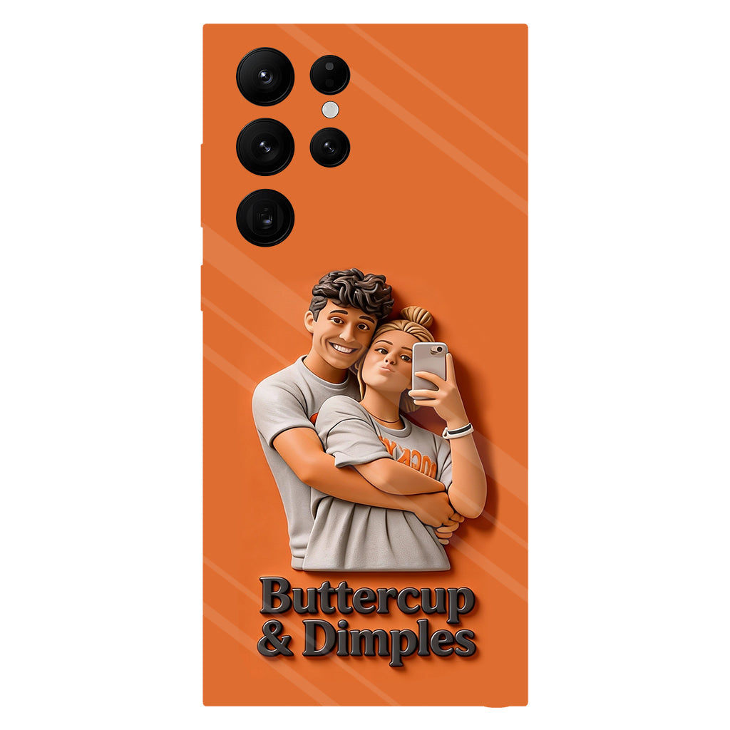 Coque de téléphone personnalisée avec photo pour couple - Cadeau idéal pour la Saint-Valentin
