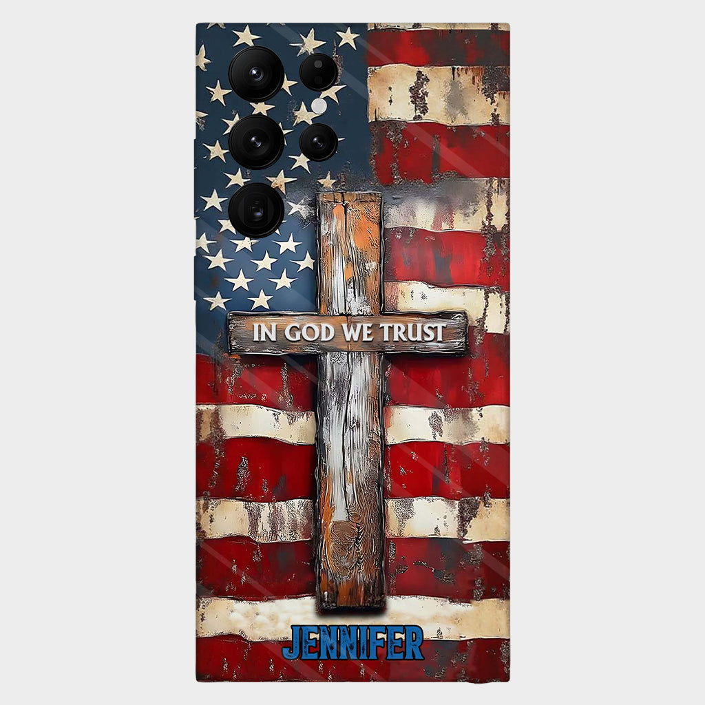 In God We Trust - Personalized Christian Full Print Phone Case