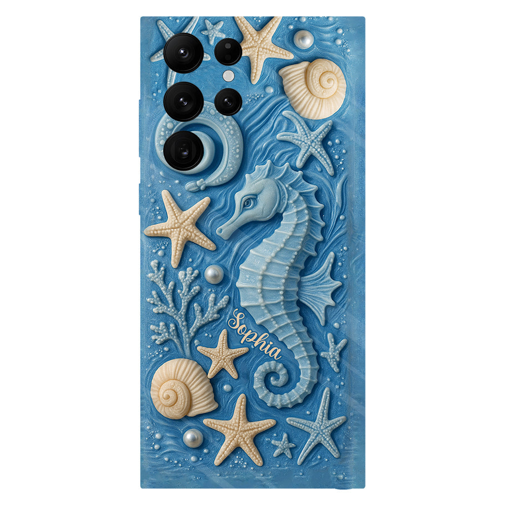 Juste une fille qui aime l'océan - Coque de téléphone personnalisée pour amoureux de la mer avec impression intégrale