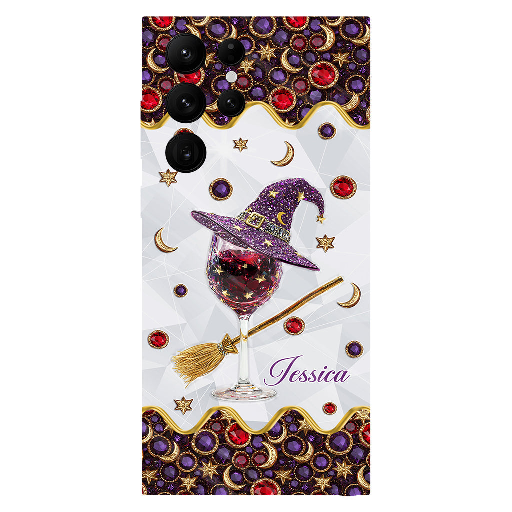 Wine Witch - Personalized Witch Full Print Phone Case