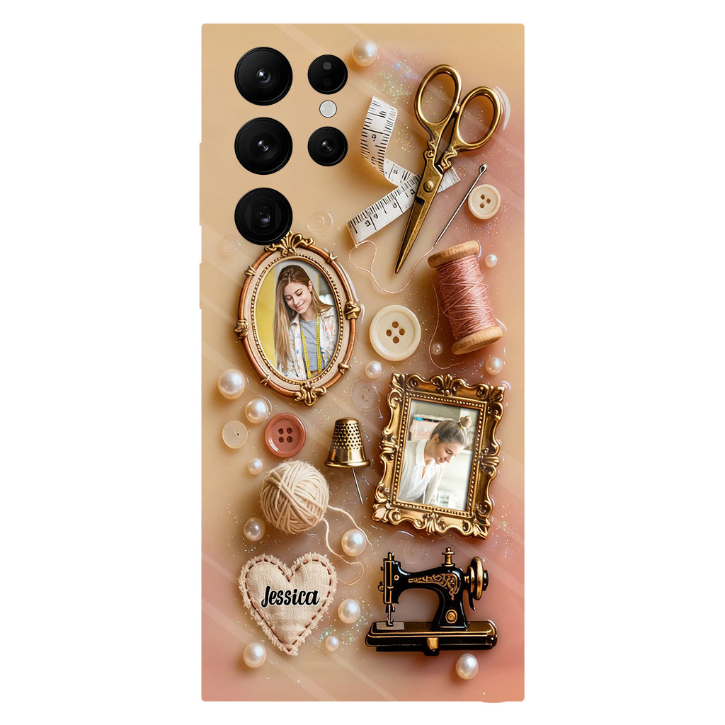 Coque de téléphone personnalisée « Couture » ​​avec imprimé intégral