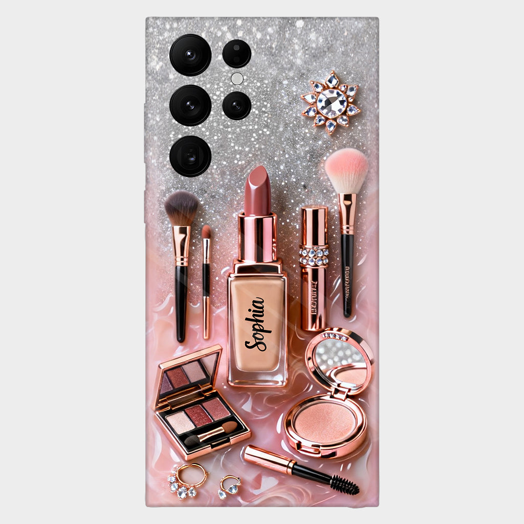 Maquilleuse fière - Coque de téléphone personnalisée avec impression intégrale - Maquillage