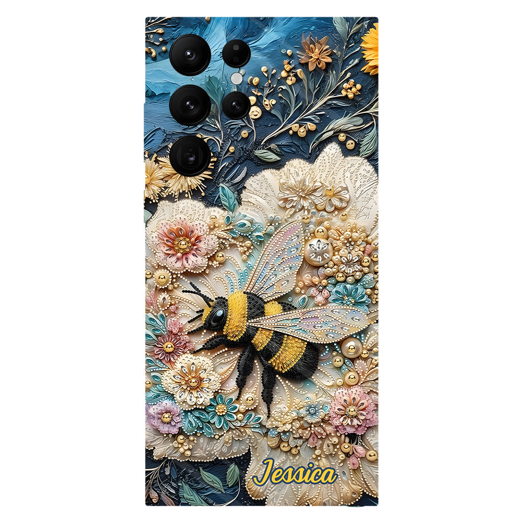 Soyez gentils - Coque de téléphone personnalisée avec motif abeille