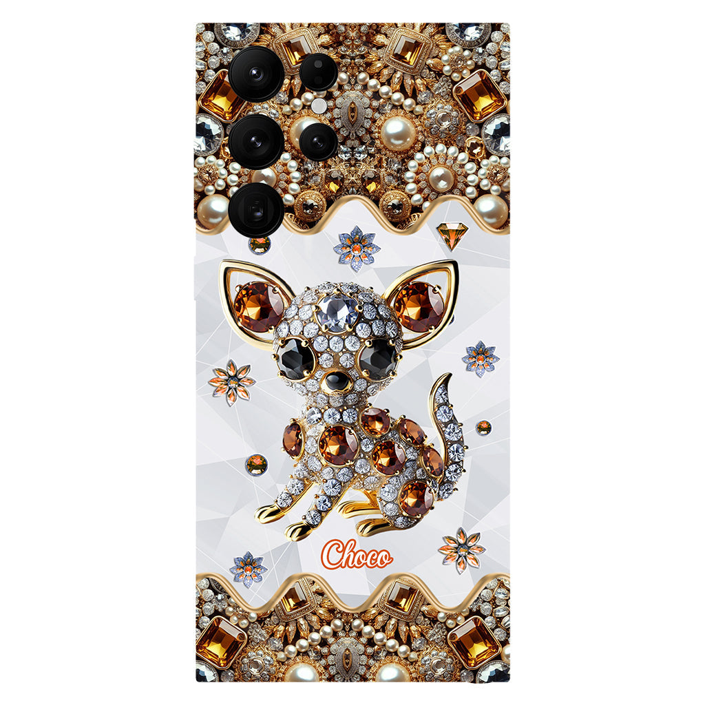 Love Chihuahuas - Personalized Dog Full Print Phone Case