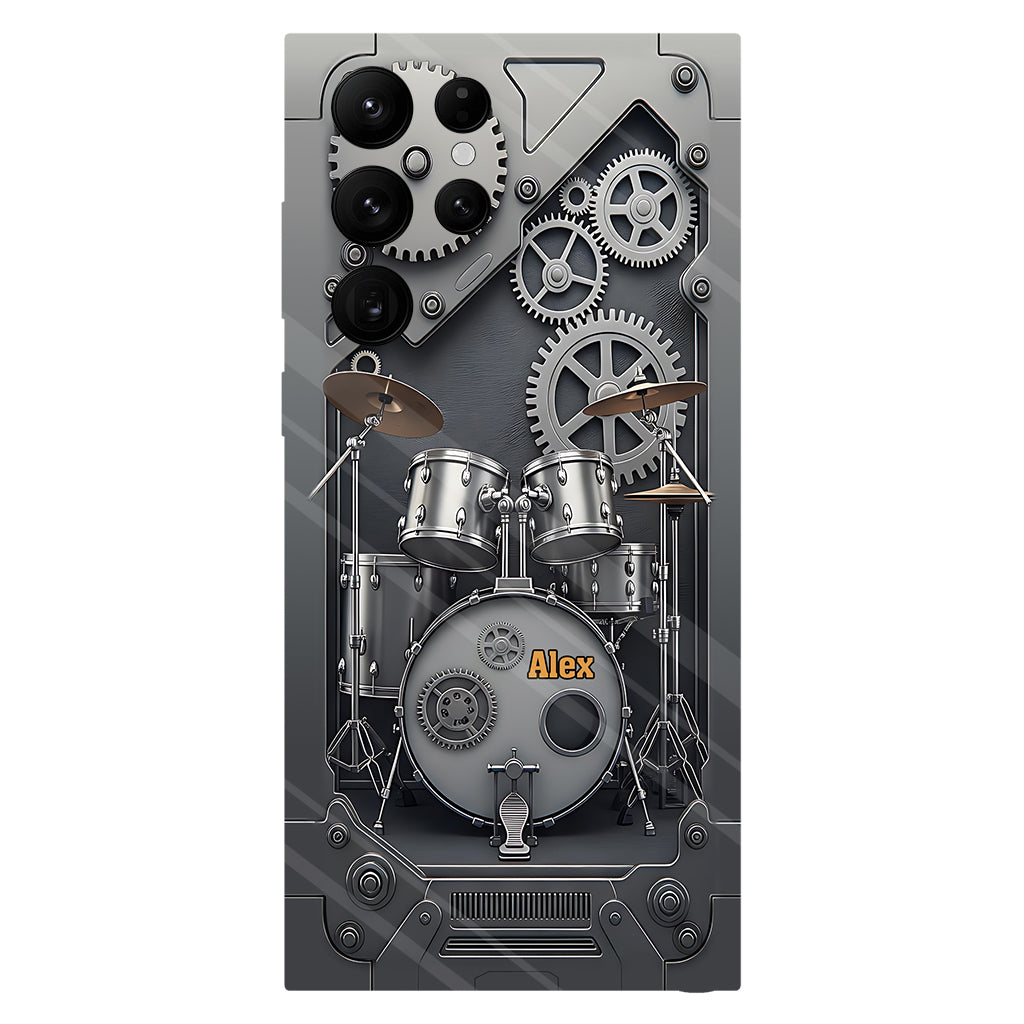 Vie de batteur - Coque de téléphone personnalisée avec impression intégrale pour batteur