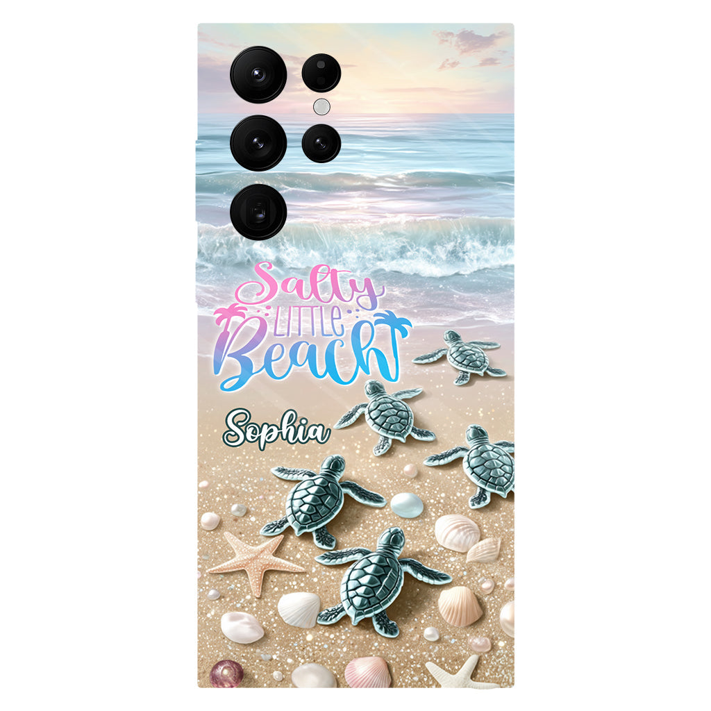 Salty Lil Beach - Coque de téléphone personnalisée pour amoureux de la mer avec impression intégrale