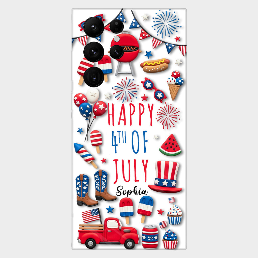 Happy 4th Of July - Personalized Independence Day/ 4th of July Full Print Phone Case