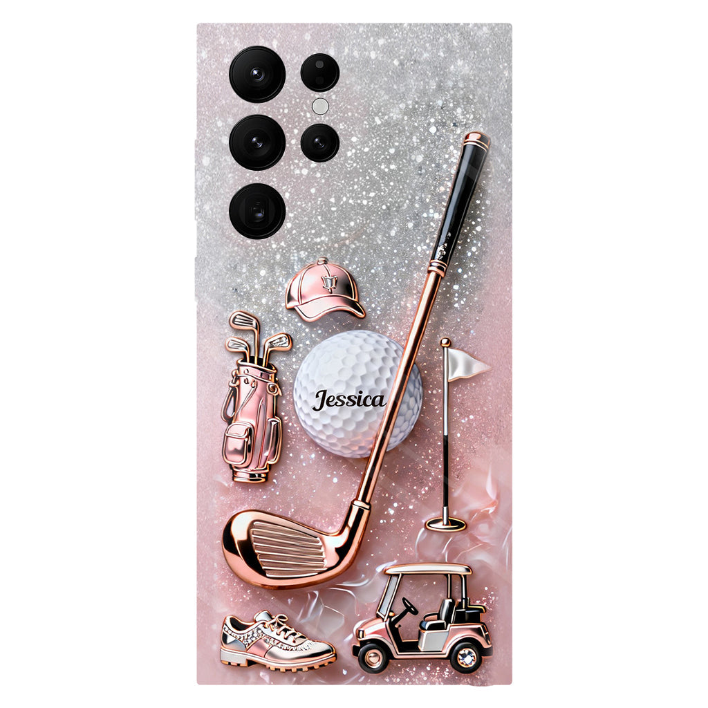 Passionné de golf ? Coque de téléphone personnalisée avec imprimé golf intégral