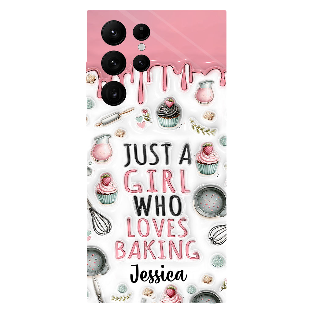 Just A Girl Who Loves Baking - Personalized Baking Full Print Phone Case