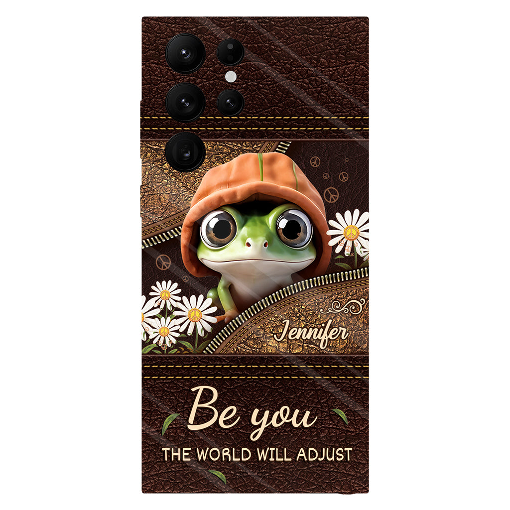 Be You The World Will Adjust - Personalized Hippie Full Print Phone Case