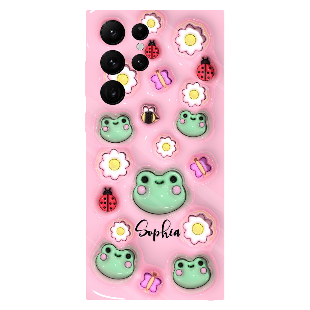 Coque de téléphone personnalisée « Grenouilles » - Motif grenouille intégral