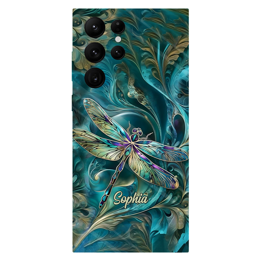 Magnifique libellule - Coque de téléphone personnalisée avec motif libellule intégral
