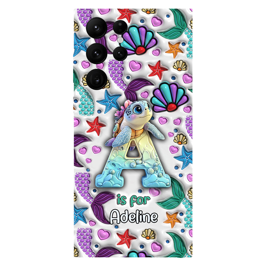 Tortues mignonnes - Coque de téléphone personnalisée avec imprimé tortue intégral