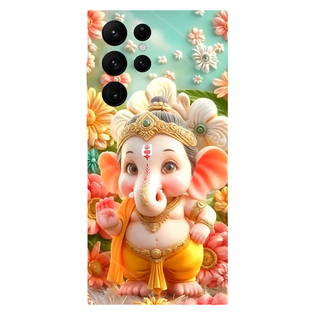 Coque de téléphone Ganesha - Impression intégrale hindoue