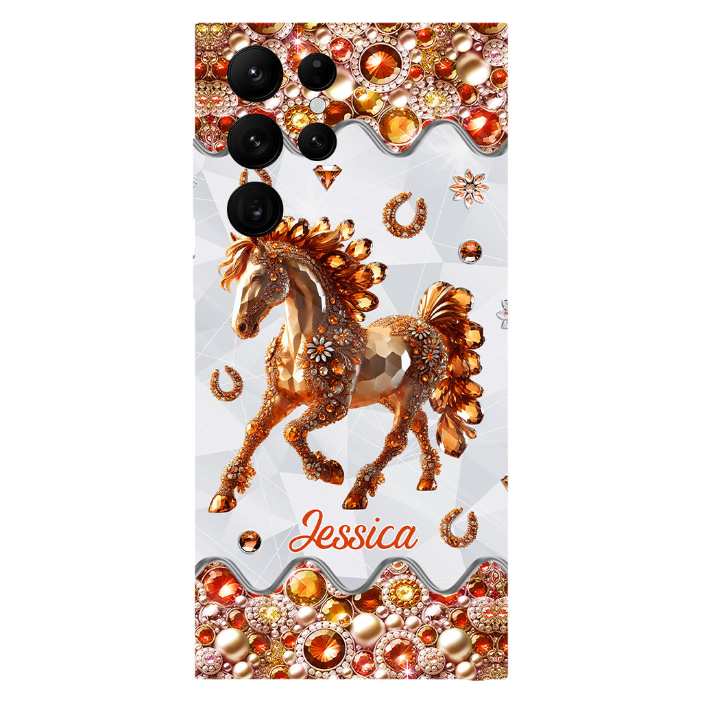 Just A Girl Who Loves Horses - Personalized Horse Full Print Phone Case