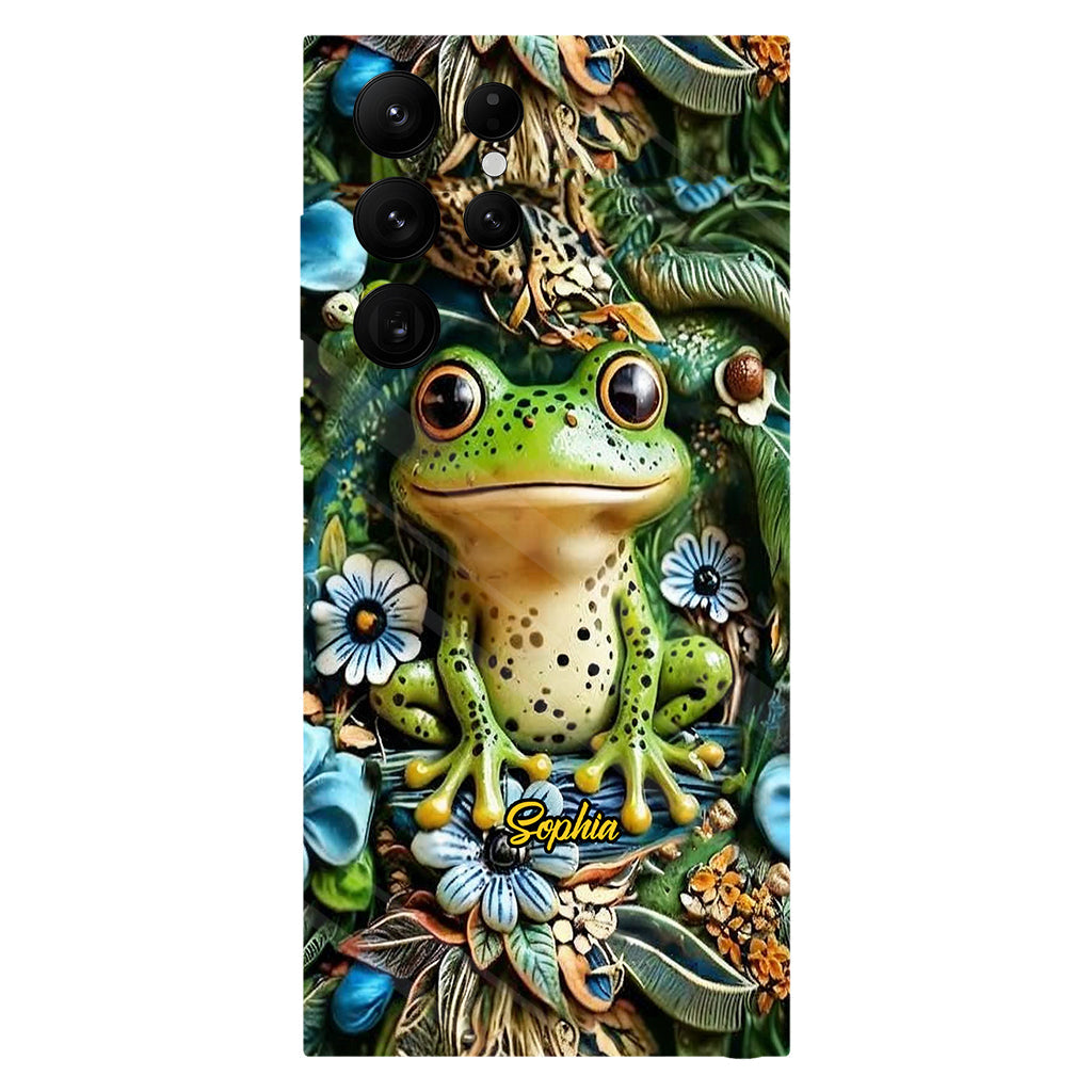 Coque de téléphone personnalisée « Grenouilles » - Motif grenouille intégral