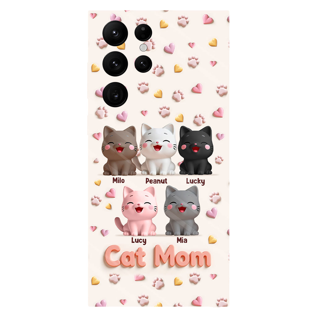 Cat Mom - Personalized Cat Full Print Phone Case