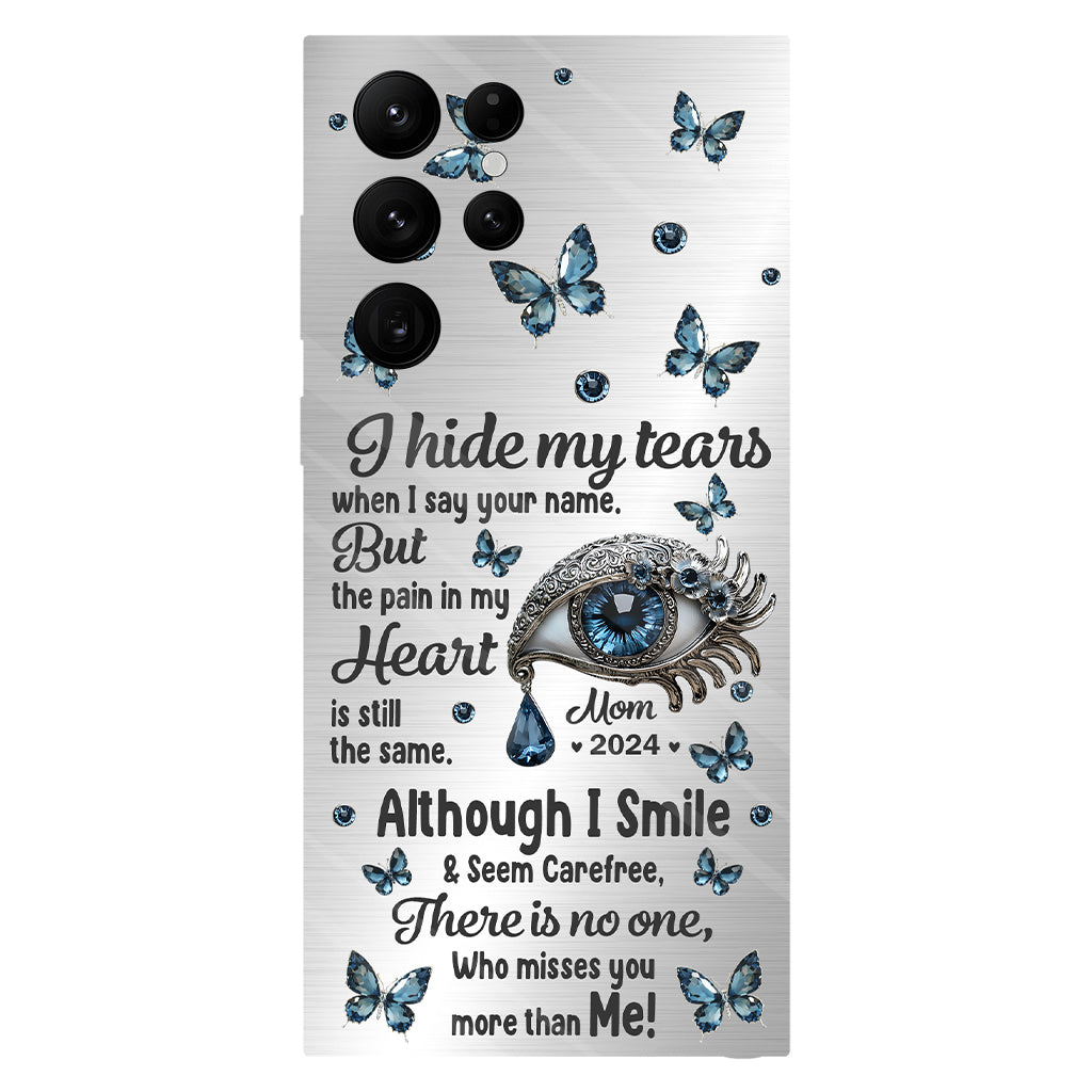 Mes larmes - Coque de téléphone personnalisée en hommage à mes larmes