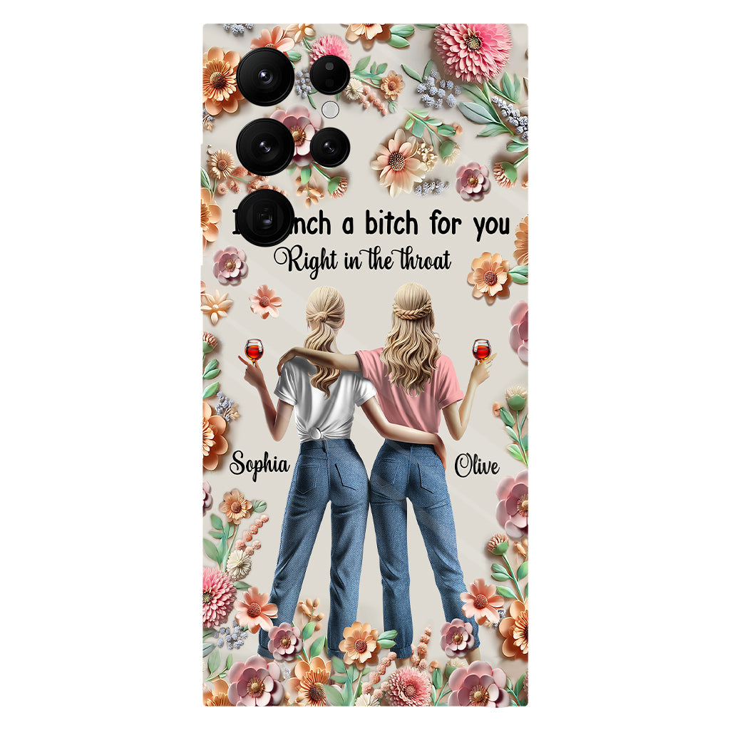 Punch Bitch Besties - Personalized Bestie Full Print Phone Case