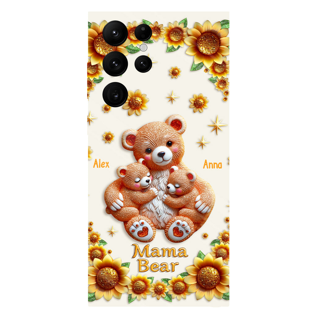 Mama Bear - Personalized Mother Full Print Phone Case