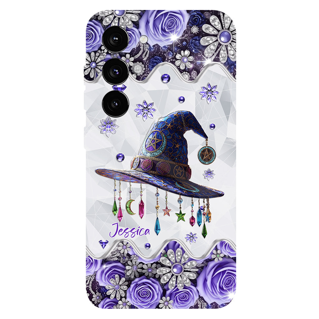 Magnifique chapeau de sorcière - Coque de téléphone personnalisée avec imprimé intégral de sorcière