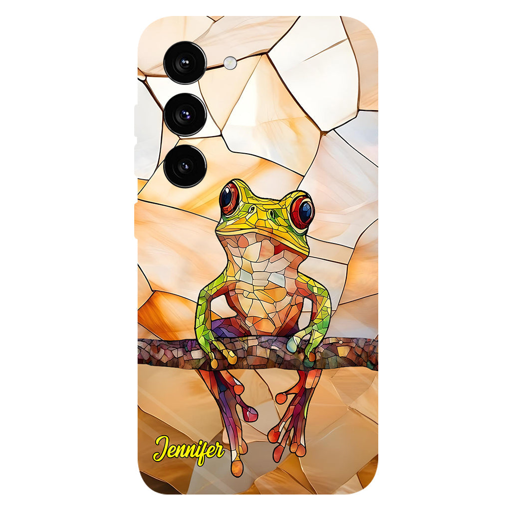 Coque de téléphone personnalisée avec motif grenouille - Cadeau idéal pour les amoureux des grenouilles
