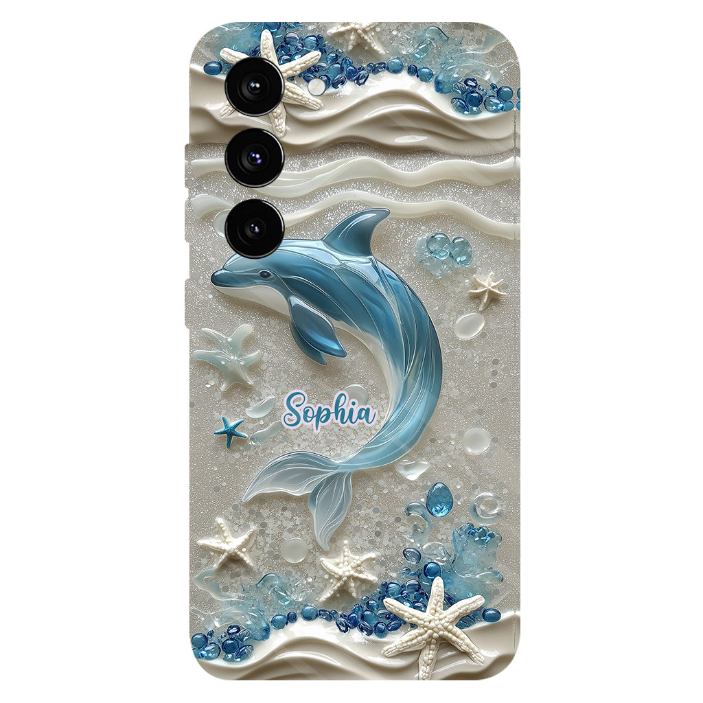Love Dophins - Personalized Dolphin Full Print Phone Case