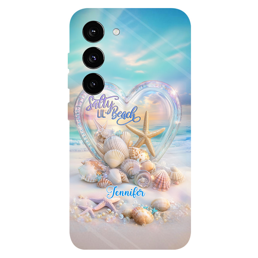 Salty Lil Beach - Coque de téléphone personnalisée pour amoureux de la mer avec impression intégrale