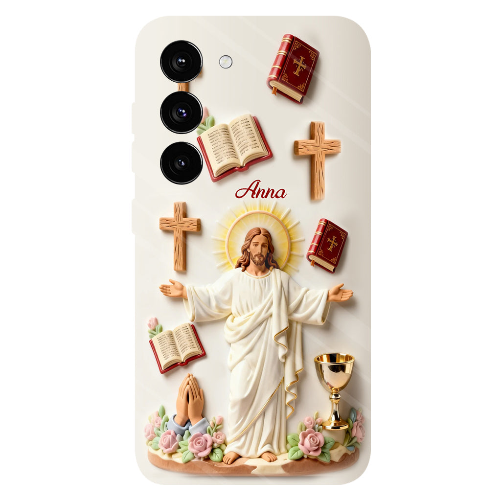 Faith Over Fear - Personalized Christian Full Print Phone Case