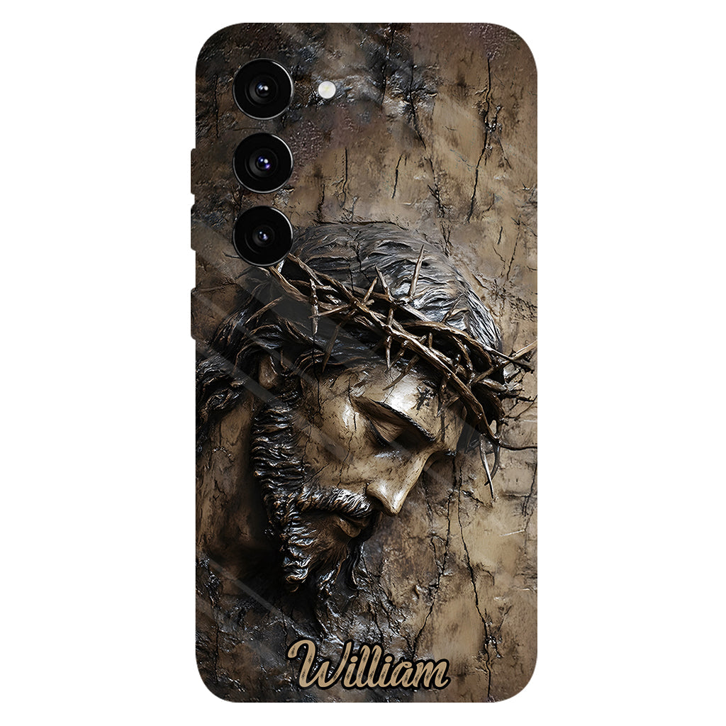 Foi, Espérance, Amour - Coque de téléphone personnalisée avec imprimé chrétien intégral