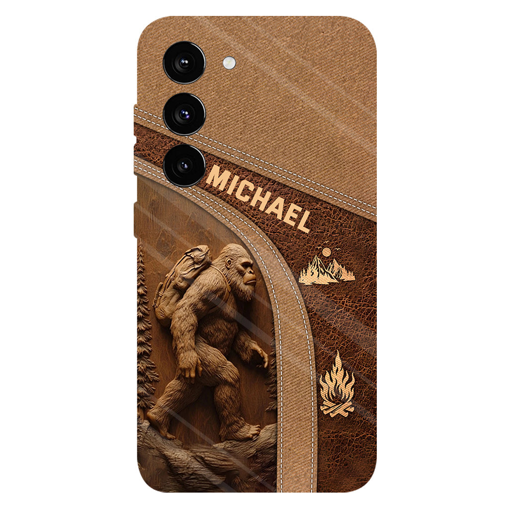 Sasquatch - Coque de téléphone personnalisée avec impression intégrale pour la randonnée