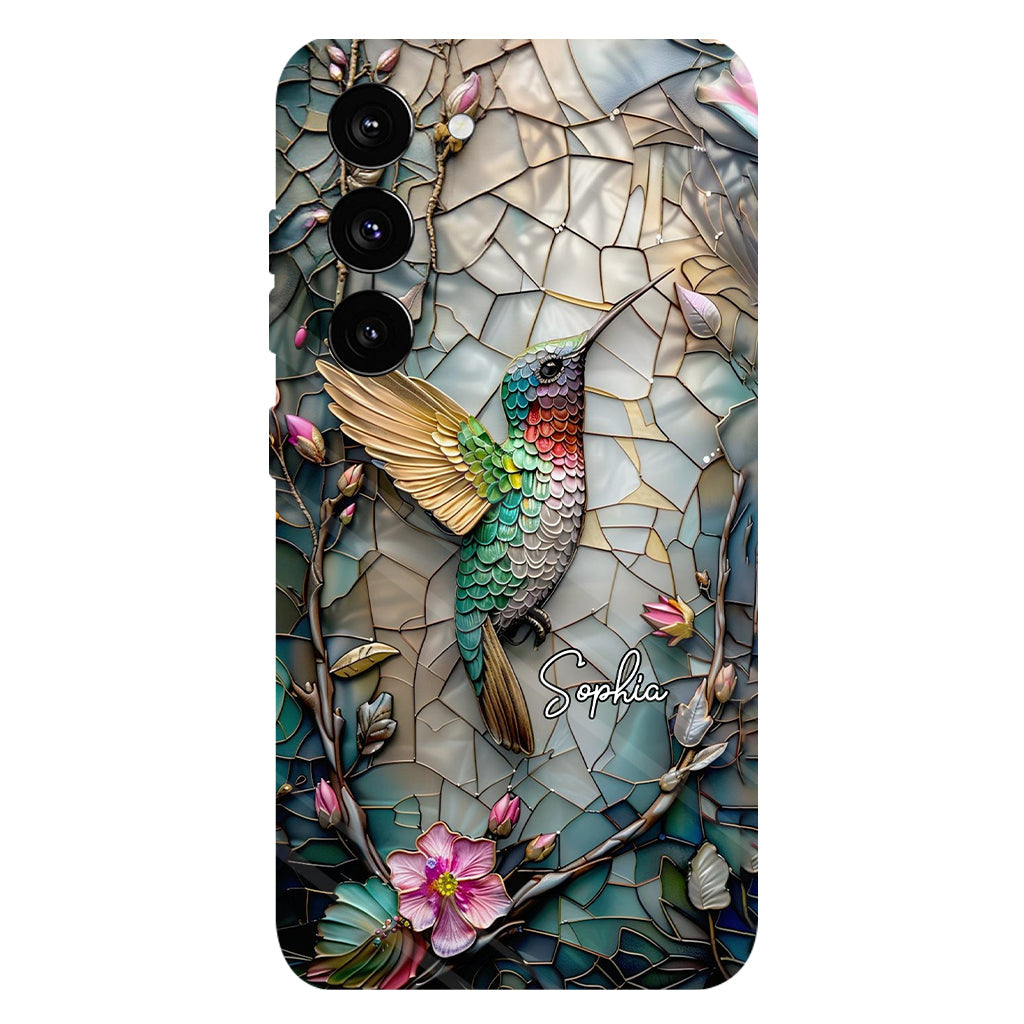 Artistic Hummingbird - Personalized Gardening Full Print Phone Case